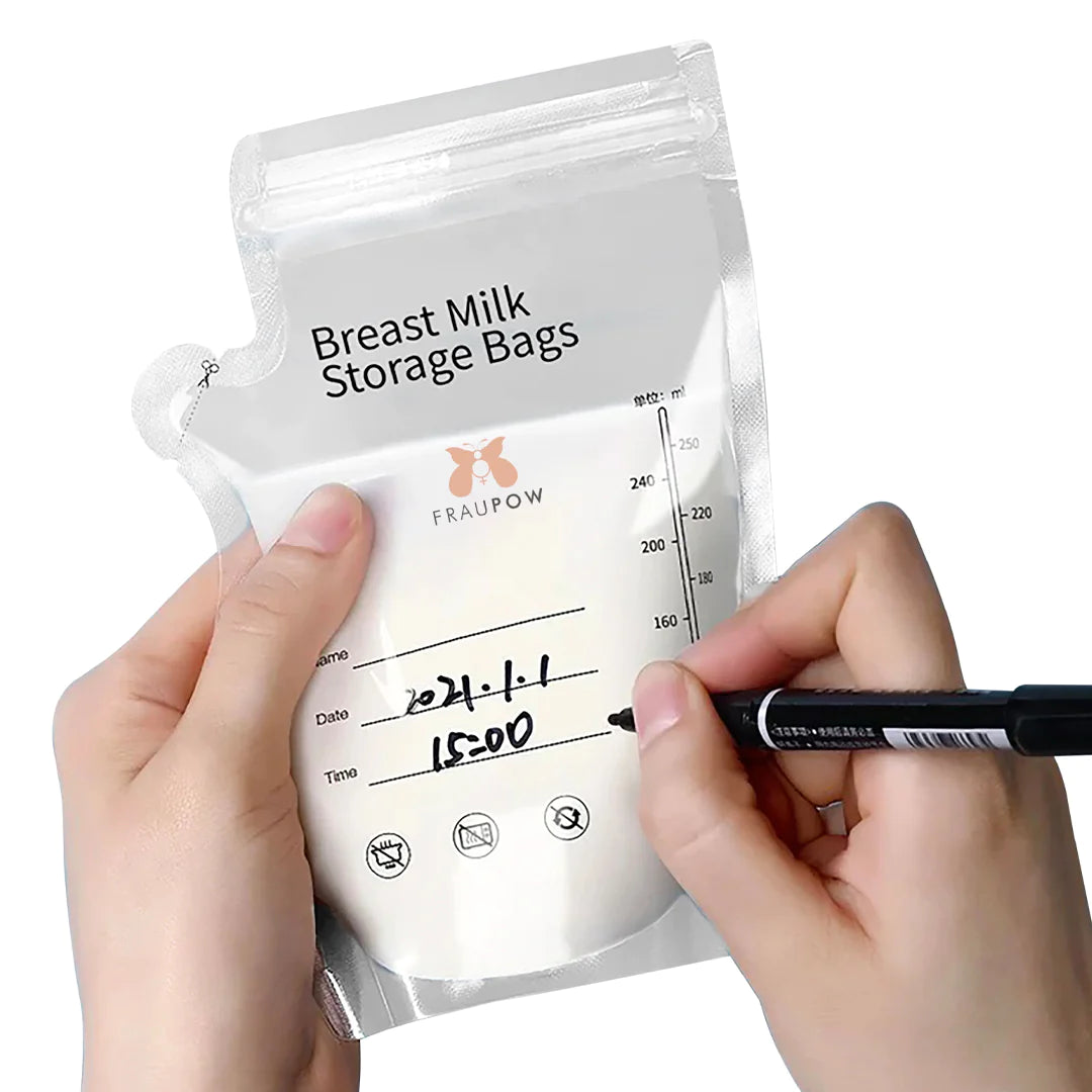 Fraupow - Breast Milk Storage Bags (30 Pack) - Mabel & Fox