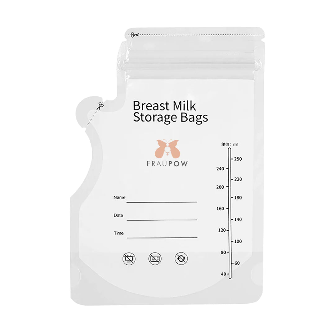 Fraupow - Breast Milk Storage Bags (30 Pack) - Mabel & Fox