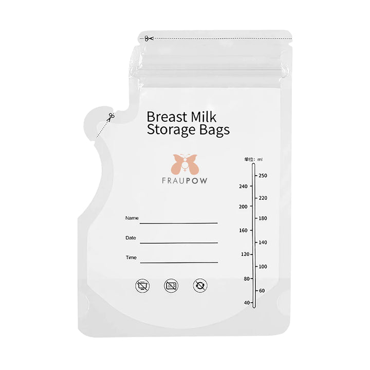 Fraupow - Breast Milk Storage Bags (30 Pack) - Mabel & Fox