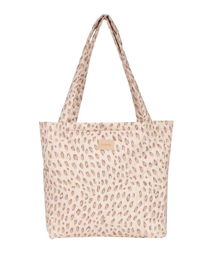 Nobodinoz - Hyde Park Tote Bag - Leonie Latte - Mabel & Fox