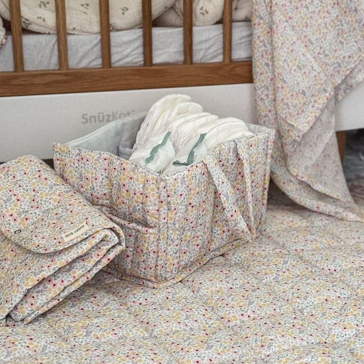 Avery Row - Nappy Caddy - Wildflower Garden