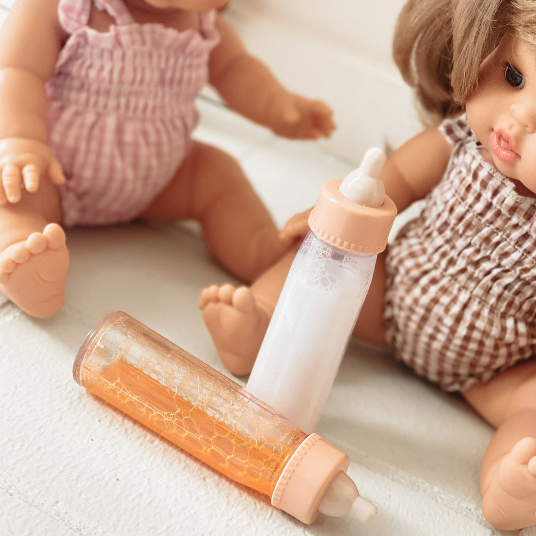Tiny Harlow - Tiny Tummies - Magic Milk and Juice Bottle Set - Mabel & Fox
