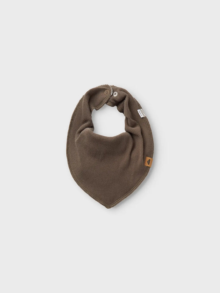 Name It - Scarf Bib - Brown (3 Pcs)