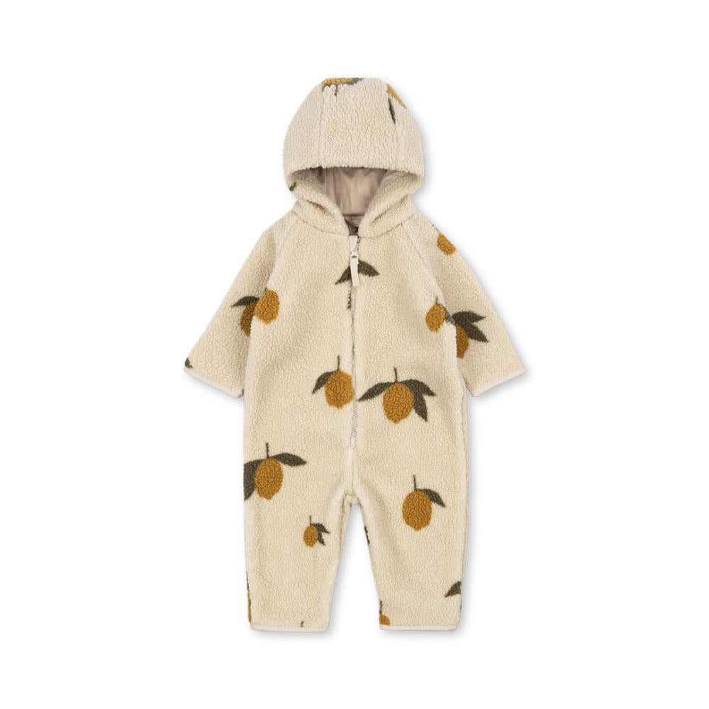 Konges Slojd - Jody Teddy Onesie - Mon Grand Citron – Mabel & Fox