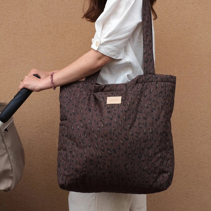 Nobodinoz-Hyde Park Tote Bag- Leonie Brown - Mabel & Fox