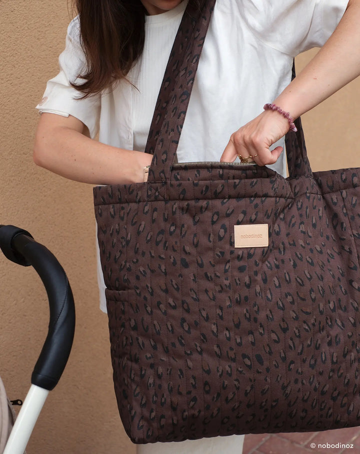 Nobodinoz-Hyde Park Tote Bag- Leonie Brown - Mabel & Fox