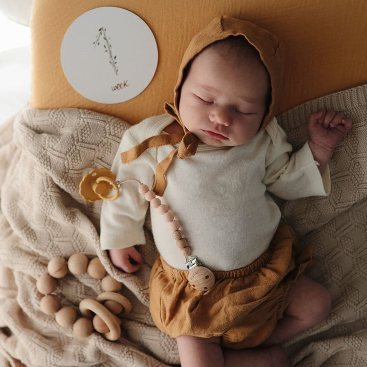 Mushie - Milestone Cards - Mabel & Fox