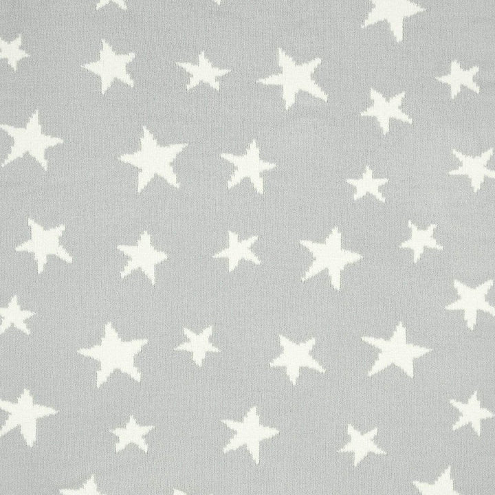 Mamas & Papas - Chenille Blanket - Grey Star - Mabel & Fox