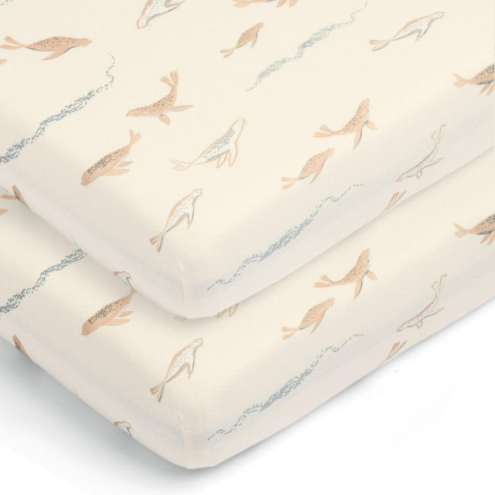 Mamas & Papas - Cotbed Fitted Sheet (Pack of 2) - Seals