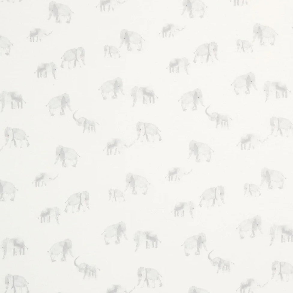 Mamas & Papas - Cotbed Fitted Sheets (2 Pack) - Welcome To The World Elephant - Mabel & Fox