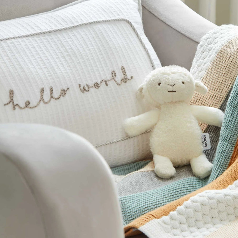 Mamas & Papas - Welcome to the World - Small Lamb Beanie Toy - Mabel & Fox