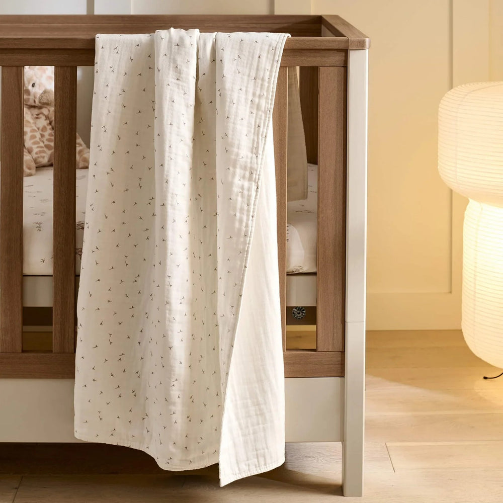 Mamas & Papas - Muslin Blanket - Welcome to the World Seedling - Seed - Mabel & Fox