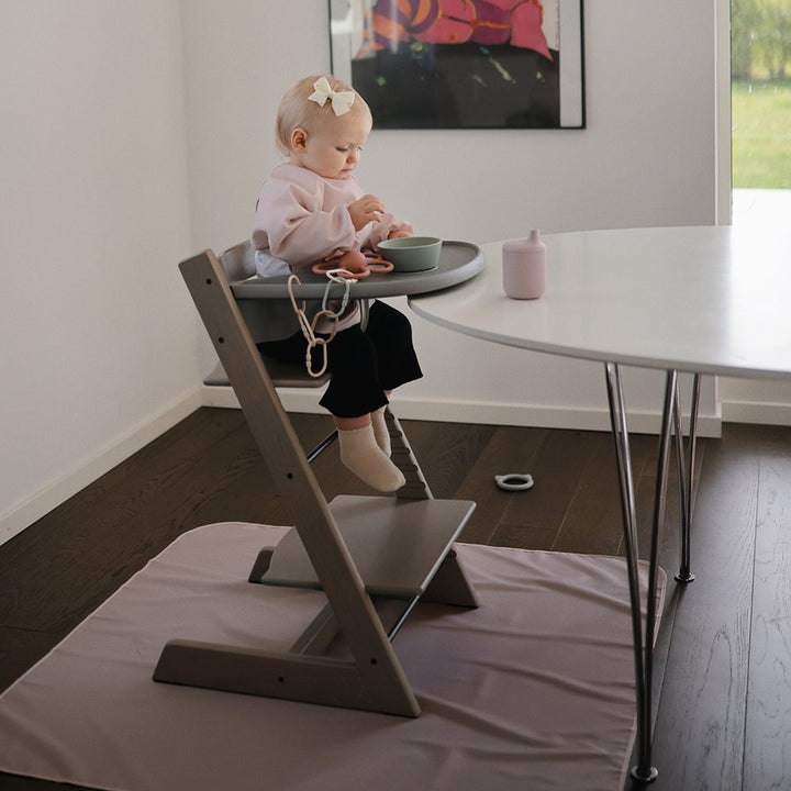 Mushie - Splat Mat - Fog - Mabel & Fox