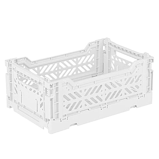 Aykasa Folding Storage Crate - Mini - White - Mabel & Fox