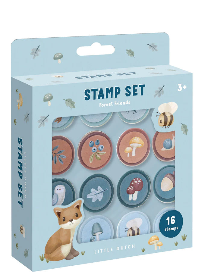 Little Dutch - Self Inking Stamps - Forest Friends - Mabel & Fox