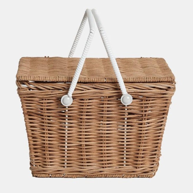 Olli Ella - Piki Rattan Basket - Natural - Mabel & Fox
