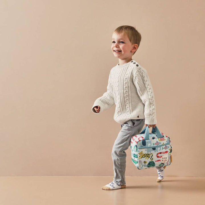 Just Bee Kids - Insulated Lunch Bag - Animal Print - Mabel & Fox