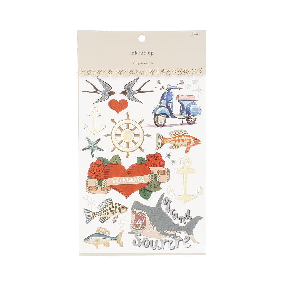 Konges Slojd -  Tattoos - Boy Mix Pack - Mabel & Fox