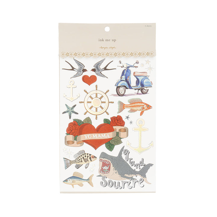 Konges Slojd -  Tattoos - Boy Mix Pack - Mabel & Fox