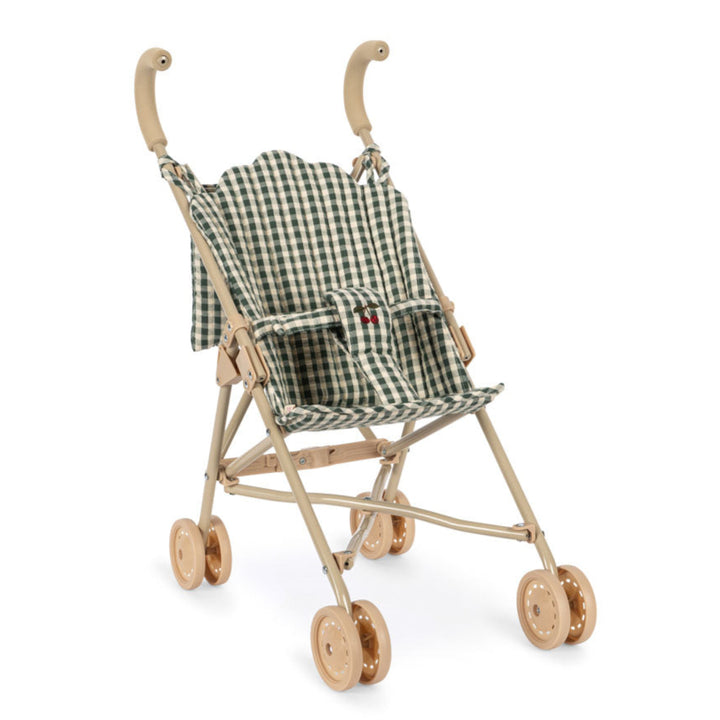Konges Slojd - Cheeky Doll Stroller - Smoke Pine Check
