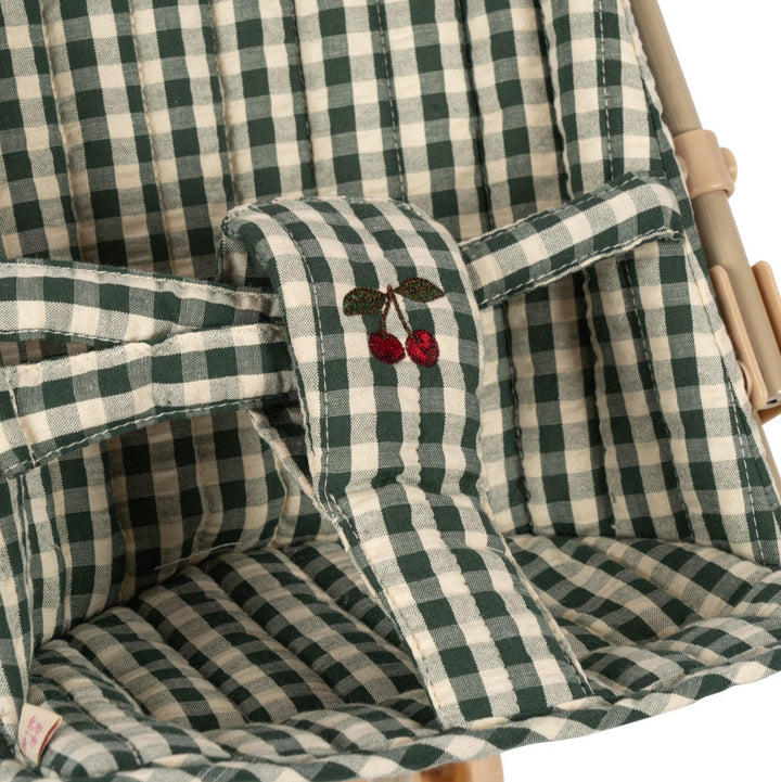 Konges Slojd - Cheeky Doll Stroller - Smoke Pine Check