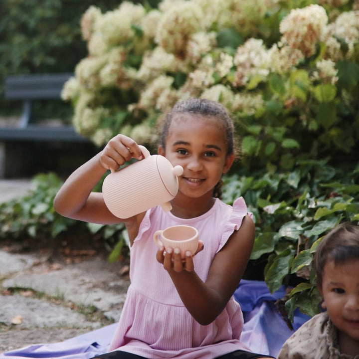 Mushie - Mushie Silicone Tea Play Set - Blush