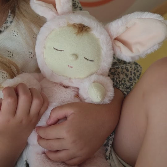 Olli Ella - Lullaby Cozy Dinkum - Bunny Moppet - Pink