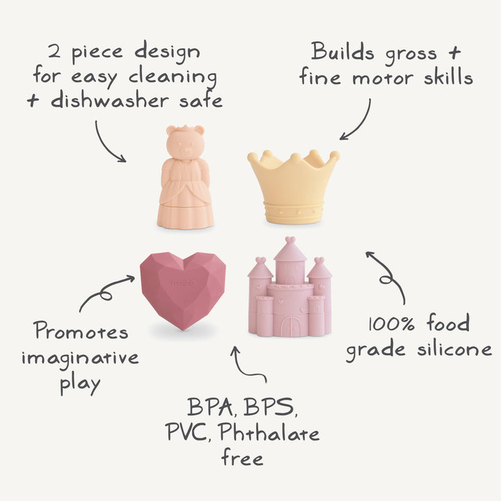 Mushie - Bath Play Set - Princess