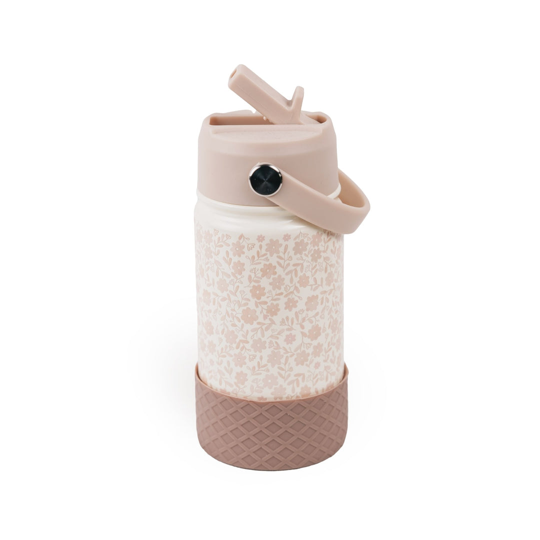 Mrs Ertha - Stainless Steel Water Bottle - Bouquet Silhouette