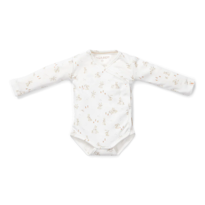 Little Dutch - Long Sleeve Wrap Bodysuit - Baby Bunny
