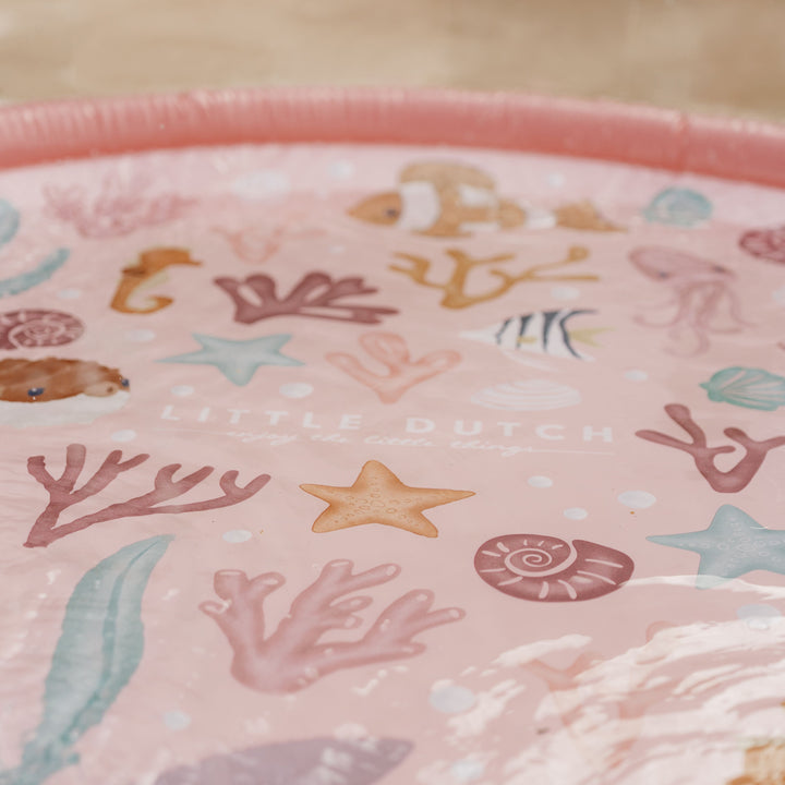 Little Dutch - Sprinkler Mat - Ocean Dreams Pink - Mabel & Fox