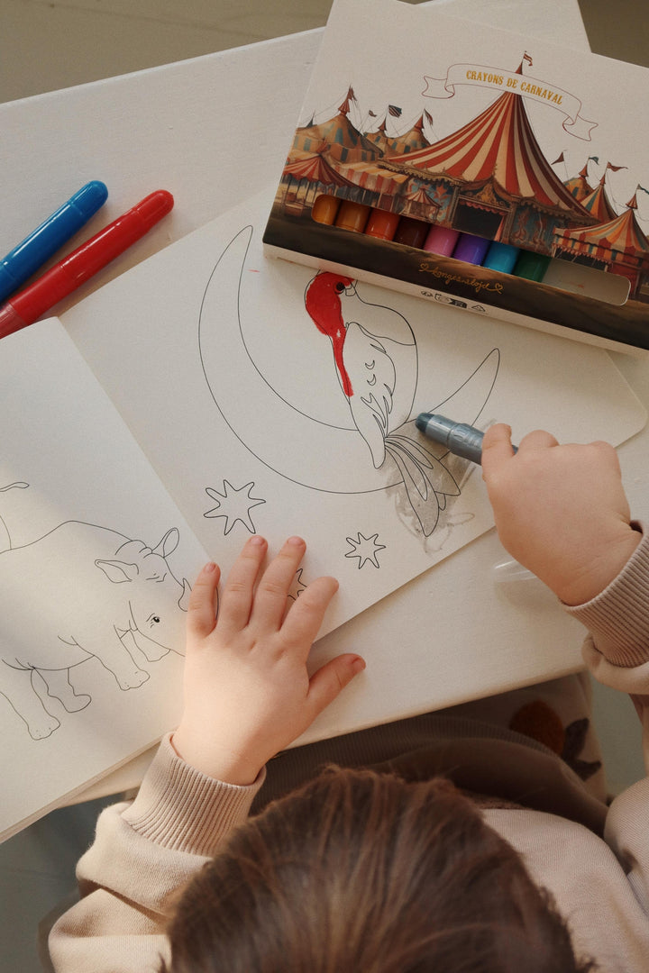 Konges Slojd - Gel Crayons And Drawing Pad