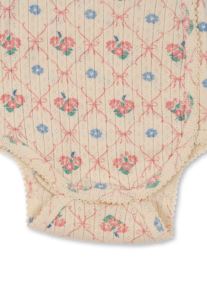 Konges Slojd - Minnie Newborn Body - Fleur Decor - Mabel & Fox