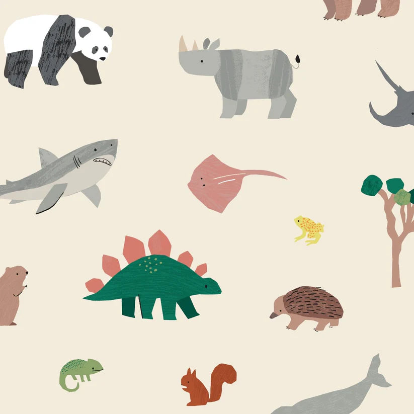 Minibeau - Wallpaper - Papercut Animals