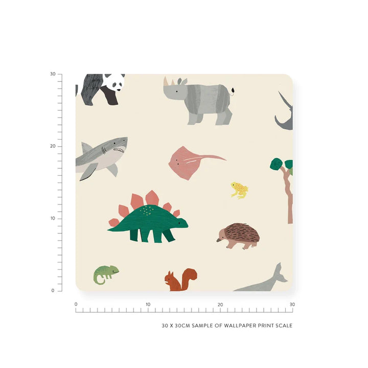 Minibeau - Wallpaper - Papercut Animals