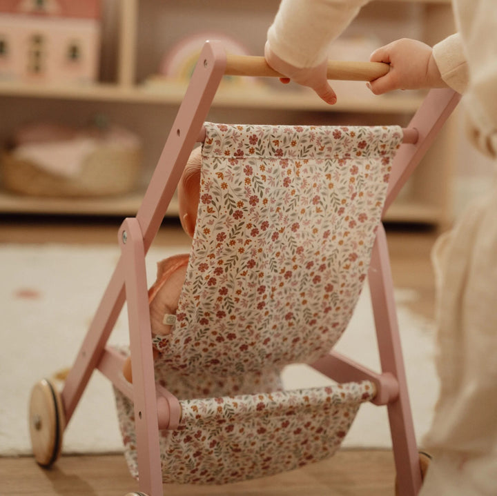 Little Dutch - Wooden Doll Stroller