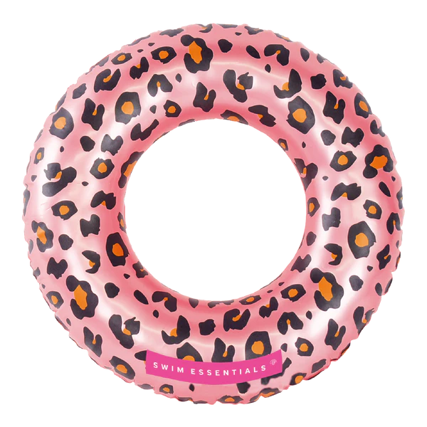 Swim Essentials - Swim Ring - Rose Gold Leopard - 50cm