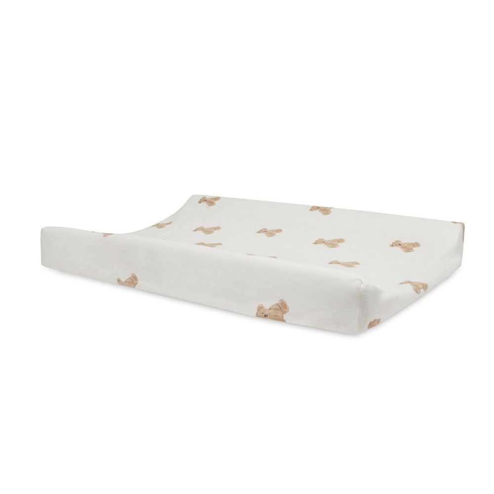 Jollein - Changing Mat Cover Jersey - Teddy Bear - Mabel & Fox