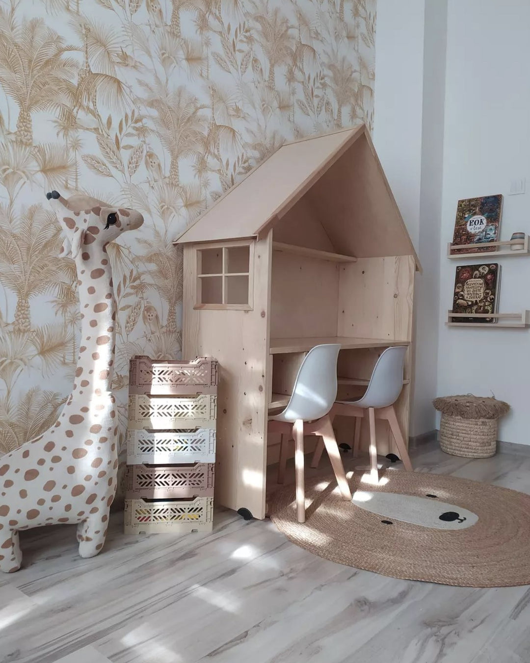 Aykasa Folding Storage Crate - Mini - Coconut Milk - Mabel & Fox