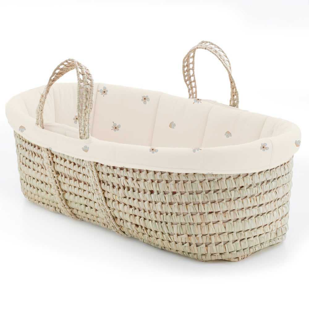 Gloop! Moses Basket - Wildflower - Mabel & Fox