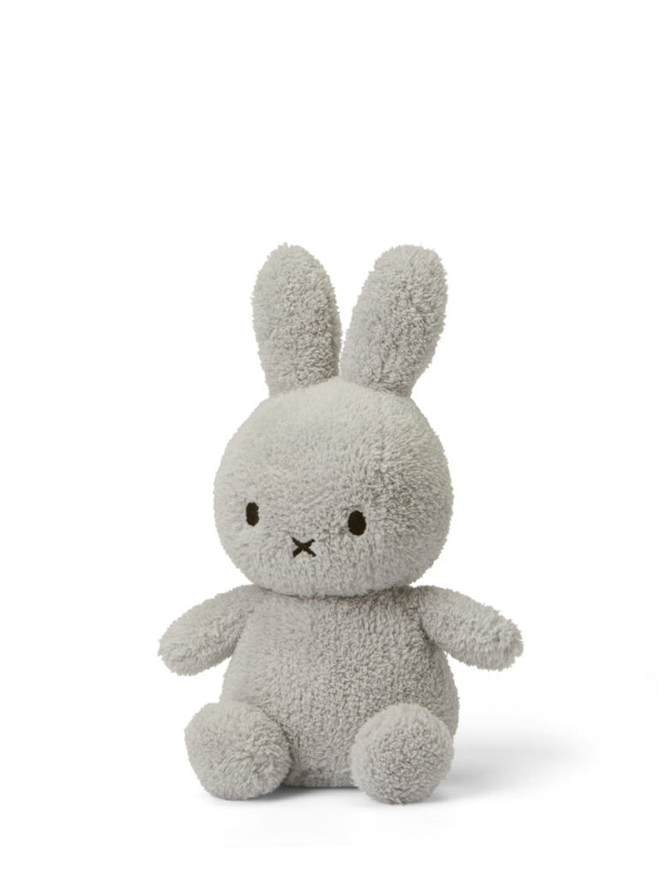 Miffy - Sitting - Terry Light Grey - 23 cm - Mabel & Fox