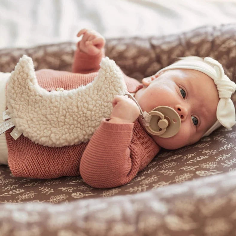 Jollein - Pacifier Cloth Moon - Nougat - Mabel & Fox