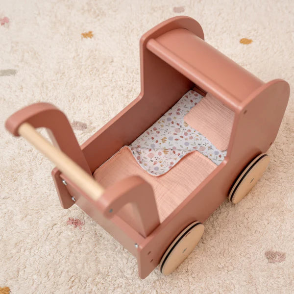 Little Dutch - Wooden Doll Pram - Mabel & Fox