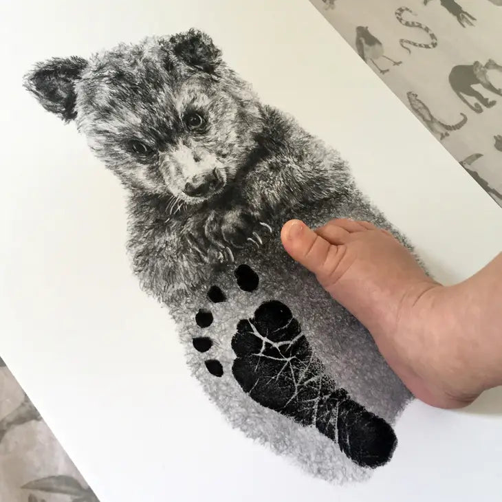 Lucy Coggle Designs - Baby Bear Footprint Kit - Mabel & Fox