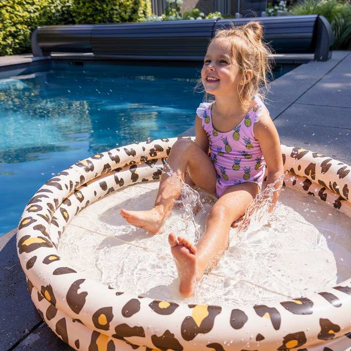 Swim Essentials - Inflatable Swimming Pool - Beige Leopard - 100cm