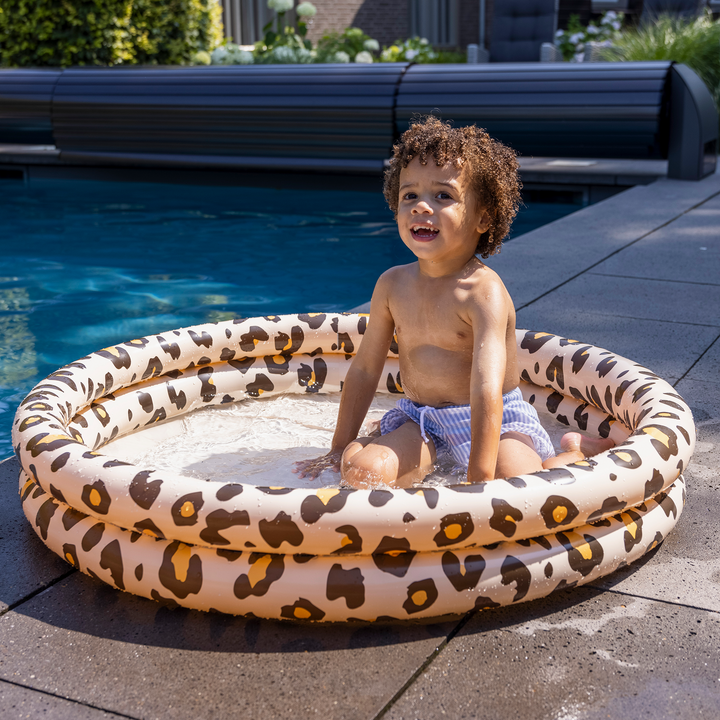 Swim Essentials - Inflatable Swimming Pool - Beige Leopard - 100cm