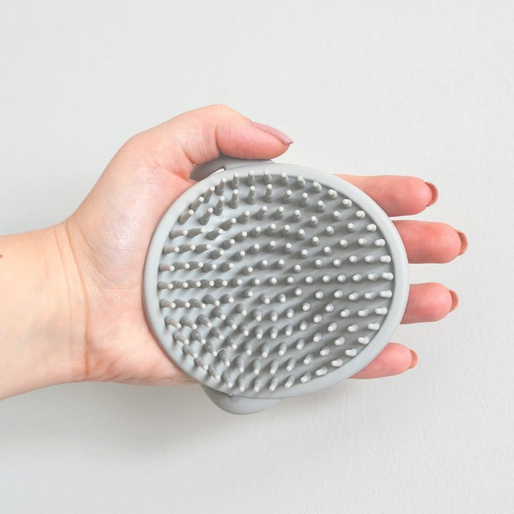 Shnuggle Baby Bath Brush - Grey - Mabel & Fox