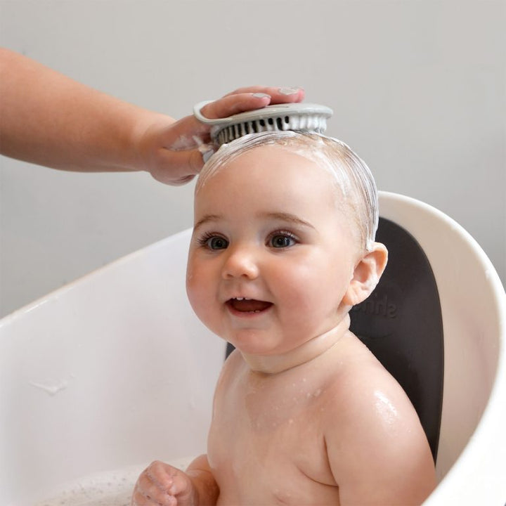 Shnuggle Baby Bath Brush - Blue - Mabel & Fox