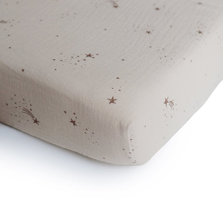 Mushie - Crib Sheet - Falling Stars - Mabel & Fox
