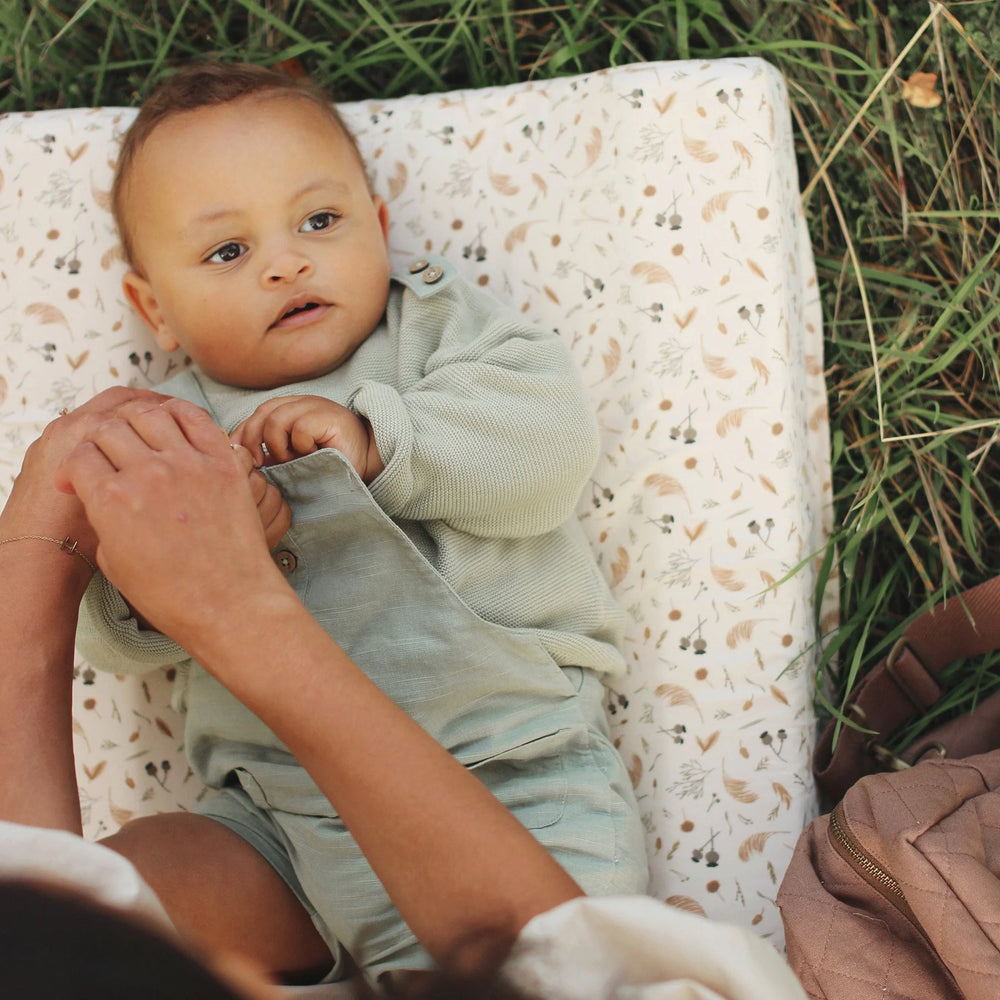 Avery Row - Baby Changing Cushion - Grasslands - Mabel & Fox